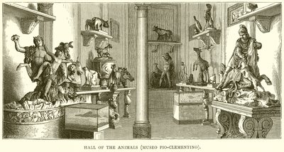 Sala Zwierząt (Museo Pio-Clementino) autorstwa English School
