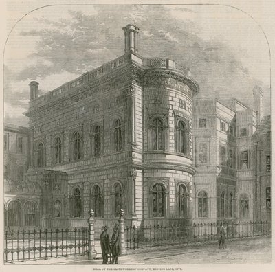 Hall of the Clothworkers Company, Mincing Lane, Londyn autorstwa English School