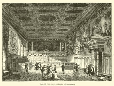 Sala Wielkiej Rady, Pałac Książęcy autorstwa English School