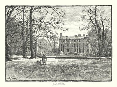 Ham House (grawerunek) autorstwa English School