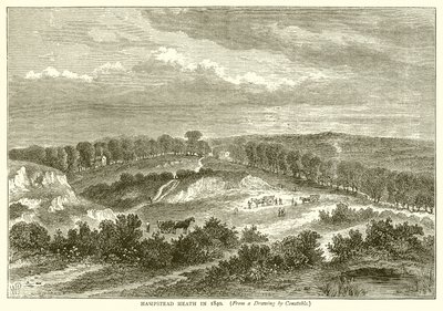Hampstead Heath w 1840 r. autorstwa English School
