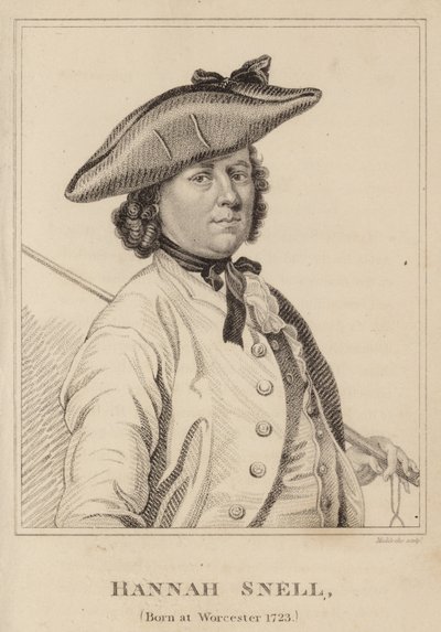 Hannah Snell, urodzona w Worcester 1723 autorstwa English School