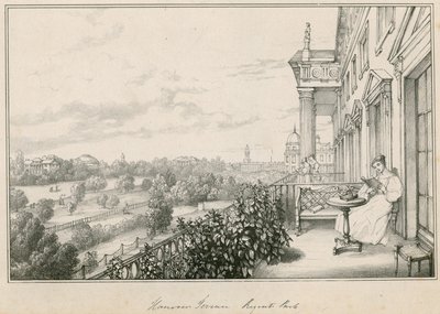 Hannover Terrace, Regents Park, Londyn autorstwa English School