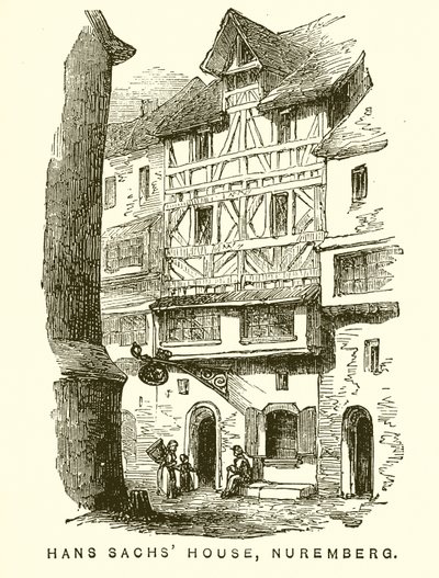 Dom Hansa Sachsa, Norymberga autorstwa English School