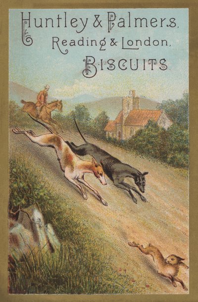 Zajęczy coursing (chromolitho) autorstwa English School