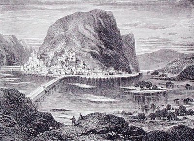 Harpers Ferry, Wirginia Zachodnia, USA, z „Galerii geografii” ks. Thomasa Milnera, wydana ok. 1880 r. (rycina) autorstwa English School