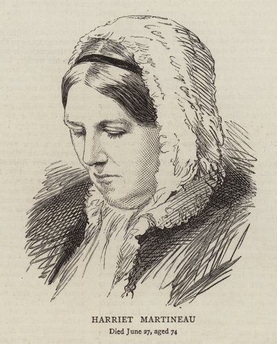 Harriet Martineau (Grawerowanie) autorstwa English School