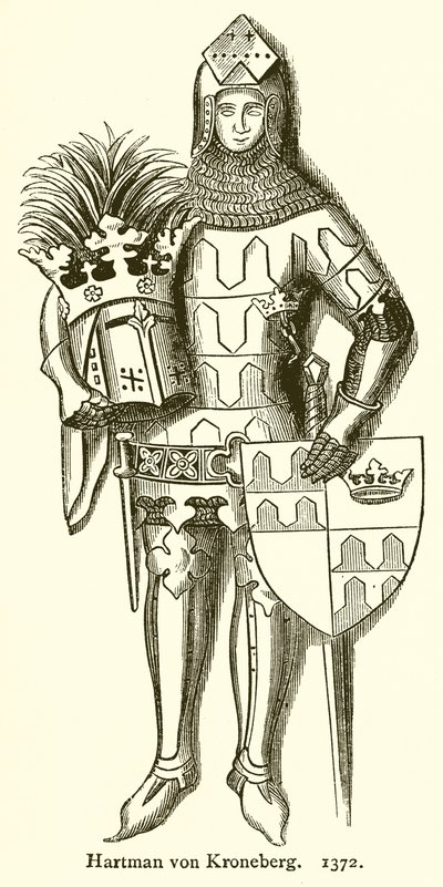 Hartmanna von Kronenberga. 1372 autorstwa English School