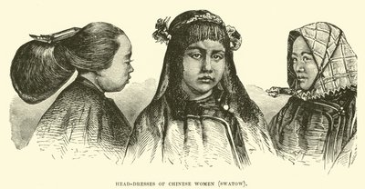 Nakrycia głowy Chinek, Swatow autorstwa English School