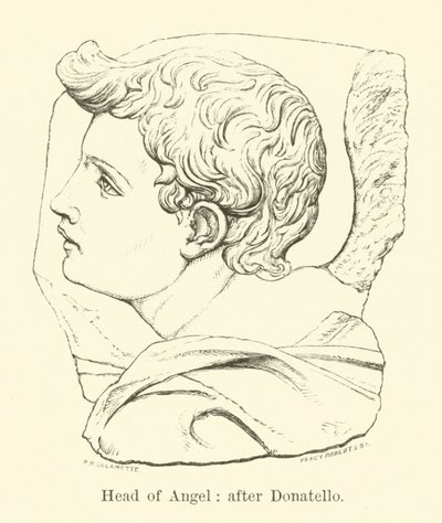 Głowa Anioła (grafika) autorstwa English School