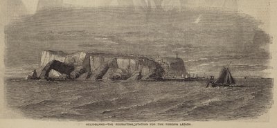 Helgoland, stacja rekrutacyjna Legii Cudzoziemskiej (rycina) autorstwa English School