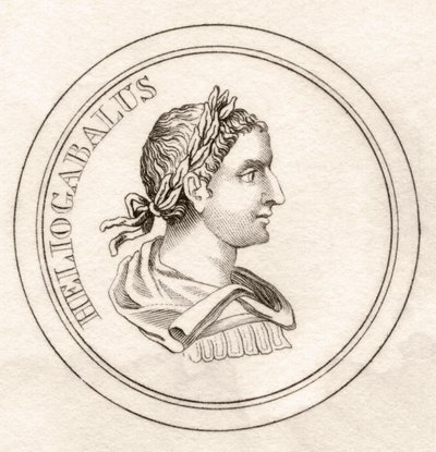 Heliogabalus, ze „Słownika historycznego Krabba”, opublikowanego w 1825 r. autorstwa English School