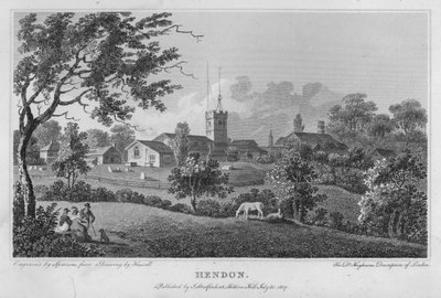 Hendon (grawerowanie) autorstwa English School