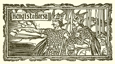 Hengist i Horsa autorstwa English School