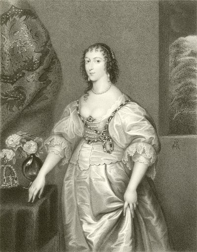 Henrietta Maria autorstwa English School