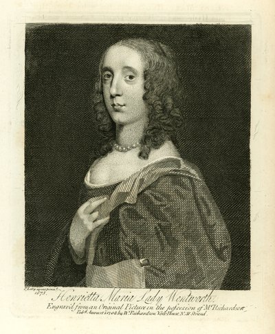 Henrietta Maria, Lady Wentworth autorstwa English School