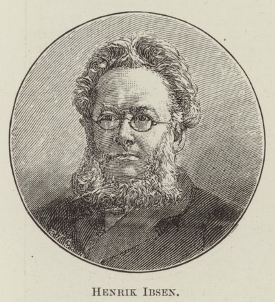 Henrik Ibsen (Grawerowanie) autorstwa English School