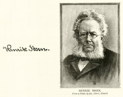 Henrik Ibsen (Grawerowanie) autorstwa English School