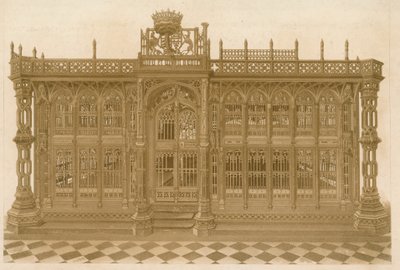 Henry 7th Chapel, Westminster Abbey, Londyn autorstwa English School