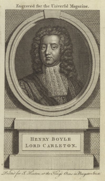 Henry Boyle, Lord Carleton autorstwa English School