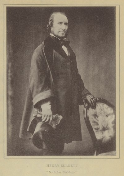 Henry Burnett, Nicholas Nickleby (lito) autorstwa English School