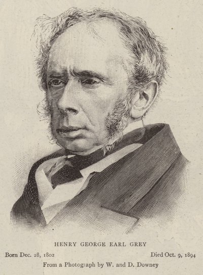Henry George Earl Grey (Grawerowanie) autorstwa English School