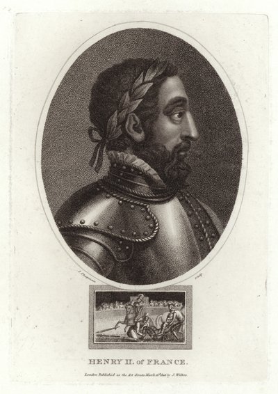 Henryk II z Francji autorstwa English School