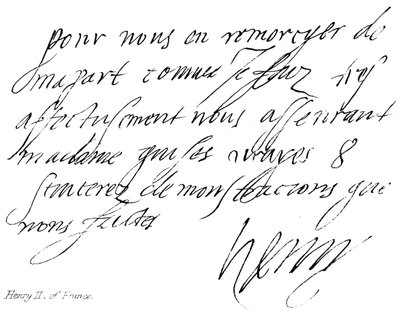 Henryk II z Francji autorstwa English School