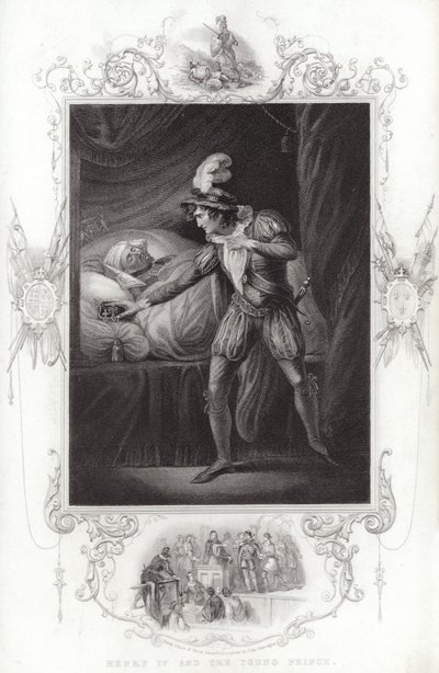 Henryk IV i młody książę autorstwa English School