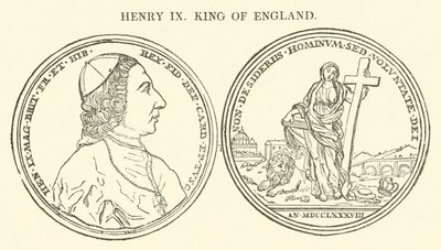 Henryk IX, król Anglii (grafika) autorstwa English School