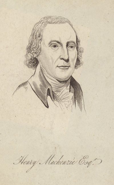 Henry Mackenzie, szkocki prawnik i powieściopisarz autorstwa English School