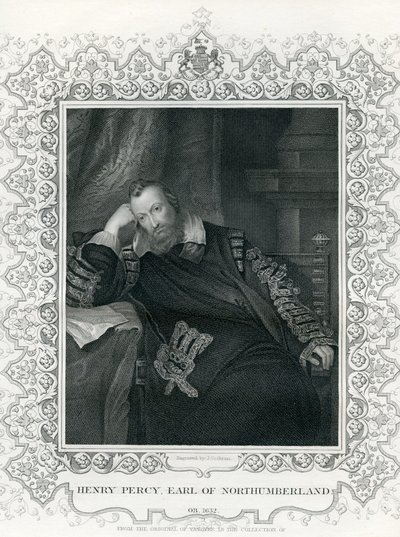 Henry Percy, 9. hrabia Northumberland (1564-1632) autorstwa English School