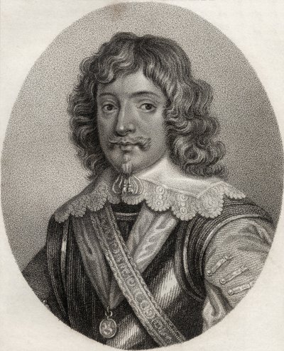 Henryk Rich, sztychowany przez Geremię, ilustracja z „Katalogu autorów królewskich i szlacheckich, tom III”, wydanego w 1806 r. autorstwa English School