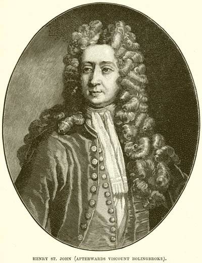 Henry St. John (później wicehrabia Bolingbroke) autorstwa English School
