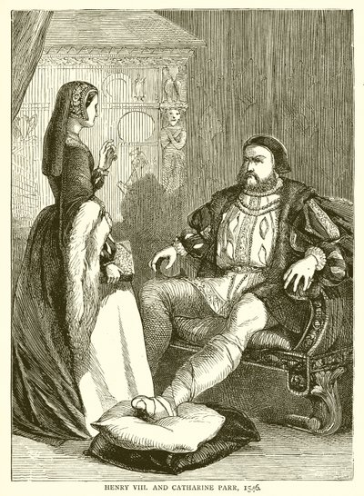 Henryk VIII i Catharine Parr, 1546 autorstwa English School
