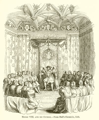 Henryk VIII i jego Rada autorstwa English School