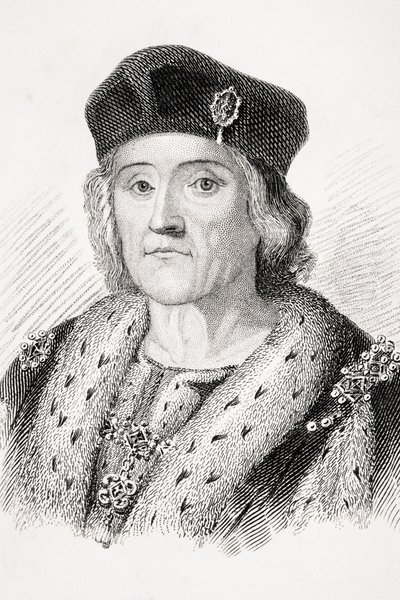 Henryk VII z Anglii, ilustracja z „Starej Anglii Worthies” Lorda Broughama, opublikowana c.1880 autorstwa English School