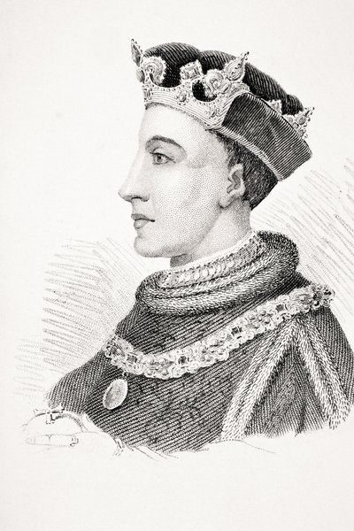 Henryk V angielski, ilustracja z 