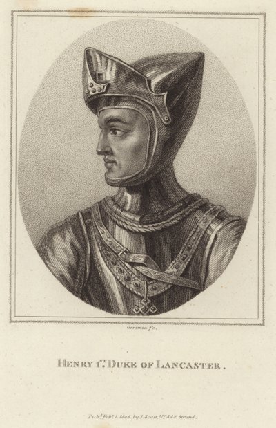 Henryk z Grosmont, 1. książę Lancaster autorstwa English School