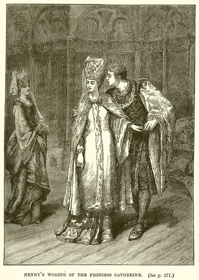 Henryk Zaloty Księżnej Katarzyny autorstwa English School