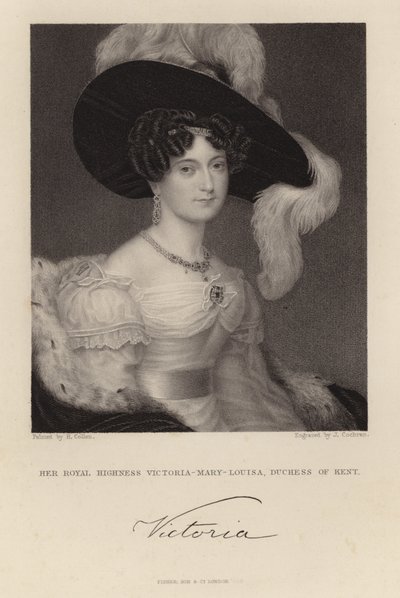 Jej Królewska Wysokość Victoria Mary Louisa autorstwa English School