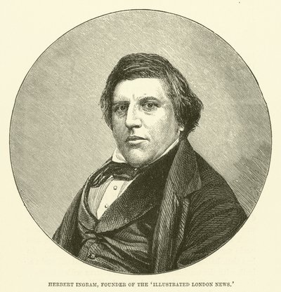 Herbert Ingram, założyciel Illustrated London News (grafika) autorstwa English School