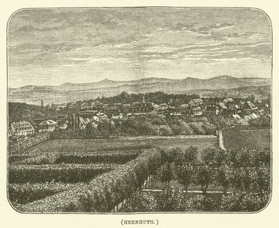 Hernhuth (grawerunek) autorstwa English School