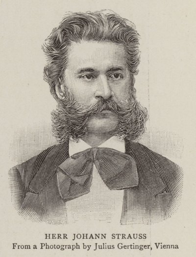 Herr Johann Strauss (grafika) autorstwa English School
