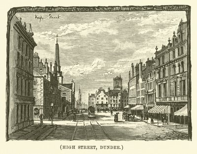 High Street, Dundee (grawerunek) autorstwa English School