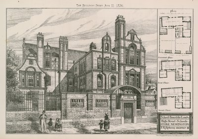 Szkoły High Street, Stoke Newington autorstwa English School
