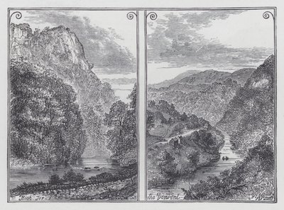 High Tor, Derwent (grawerowanie) autorstwa English School