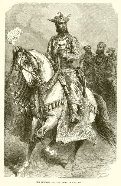 Jego Wysokość Maharadża Gwalior autorstwa English School