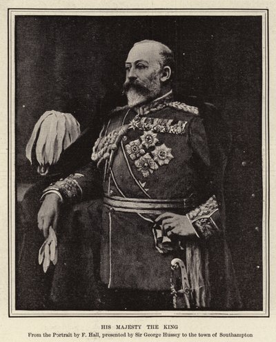 Jego Królewska Mość (grawerunek) autorstwa English School