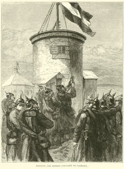 Podnoszenie niemieckiej normy na Valerien, marzec 1871 autorstwa English School